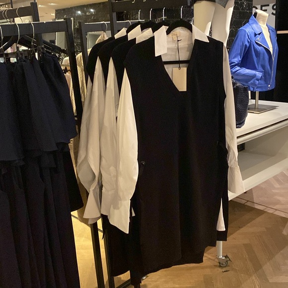 Shop Elan Nia combo shirt and sweater dress style SWV50017 - Picture 11 of 14